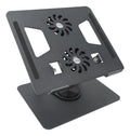 Base Portatil 360 Grados Metalica 2 Ventiladores